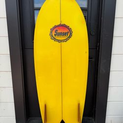 Sunset surfboard