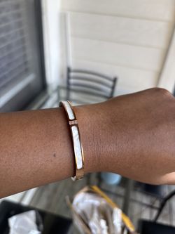 Bangle Rose Gold Marble Bracelet