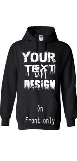 Custom Black Hoodies