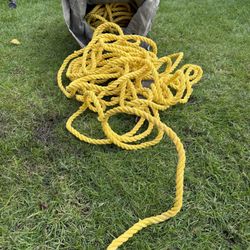 300 FT Yellow 3/4” Twisted Nylon Rope