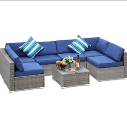 Patio sofa set patio furniture outdoor furniture brand new patio couch set 🆕🛺🚎🆕