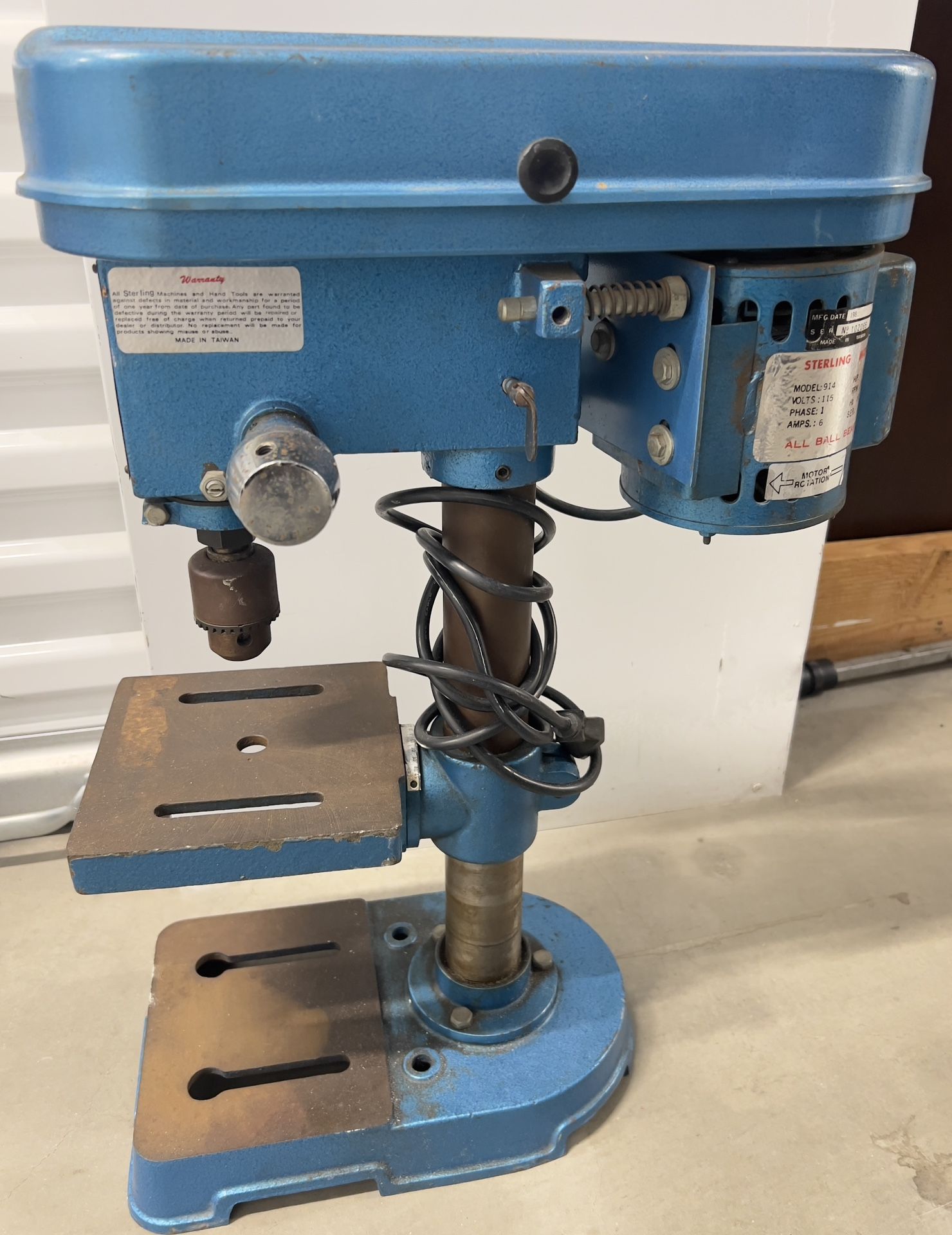 Sterling Industrial Machines Bench Drill Press