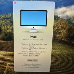 iMac 27” 5K Retina