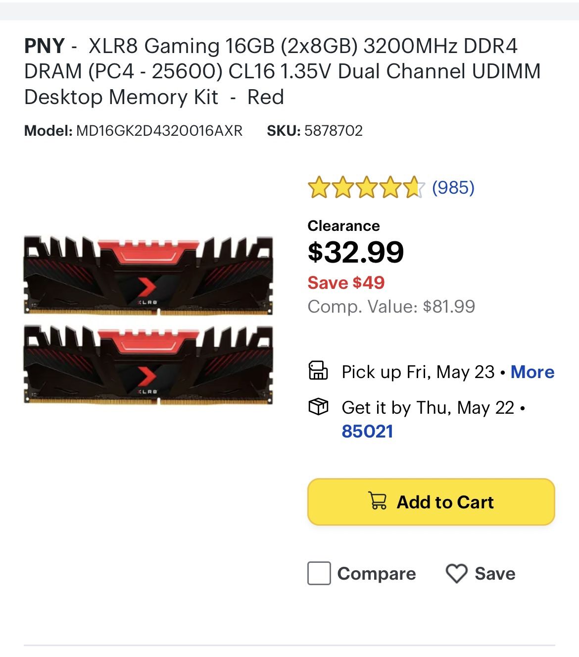 2 8gb Ram Sticks