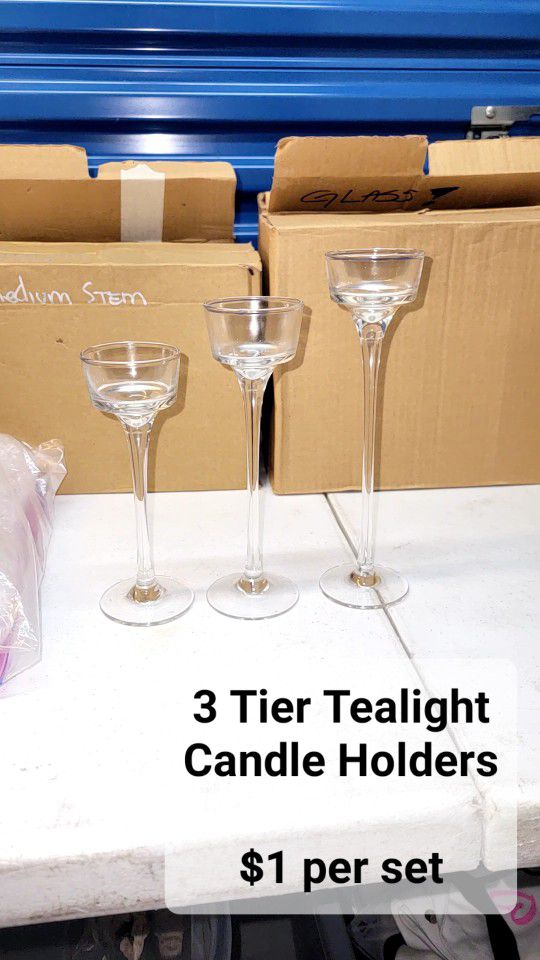3-Tier Tealight Candle Holders
