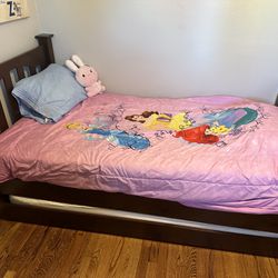 Twin Trundle Bed With Mattresses