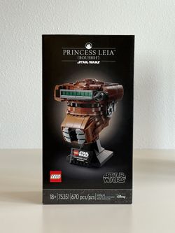 LEGO Star Wars: Princess Leia (Boushh) Helmet - Retired - 75351 - NEW