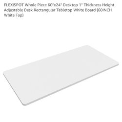 3 White Table Top (top Only!)
