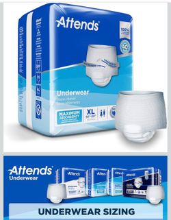 Attends Adult Absorbent Underwear, X-Large