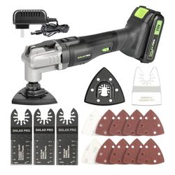 Cordless Oscillating Multi Tool 20V Lithium Ion with 2.0Ah Battery and Charger, 