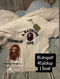 A Bathing Ape BAPE College Tee White Small