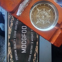 Cigar & Whiskey Glass Holder 