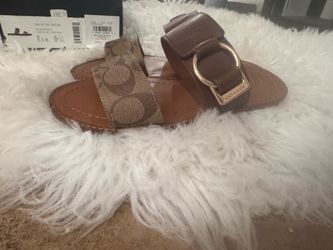 Sandalias coach,cafes,5.5