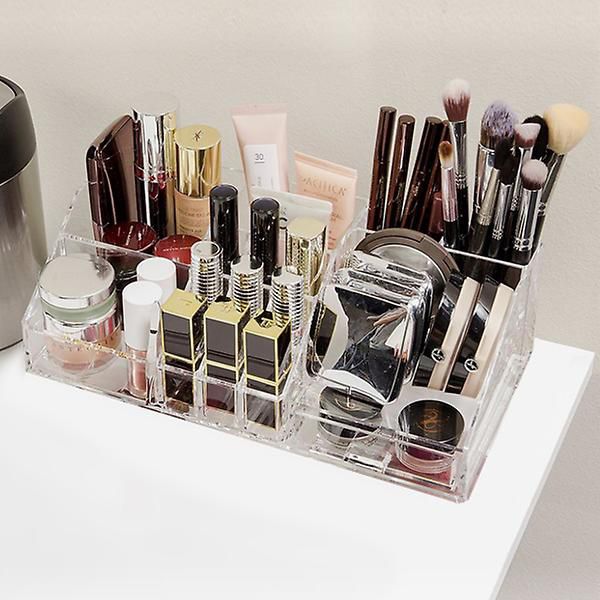 Høre fra tre brochure Luxe Large Acrylic Makeup Organizer Container Store for Sale in Harrison,  NJ - OfferUp