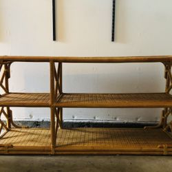 Bamboo Ratan Console Table