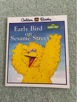 Vtg 1983 Sesame Street Early Bird on Sesame Street Golden Book Paperback NEW NOS