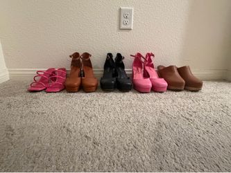 Women’s Platform High Heels  - Charlotte Stone Size 11