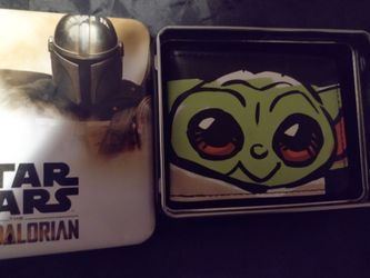 A Grogu Wallet- Bi Fold - Star wars Mandalorian 