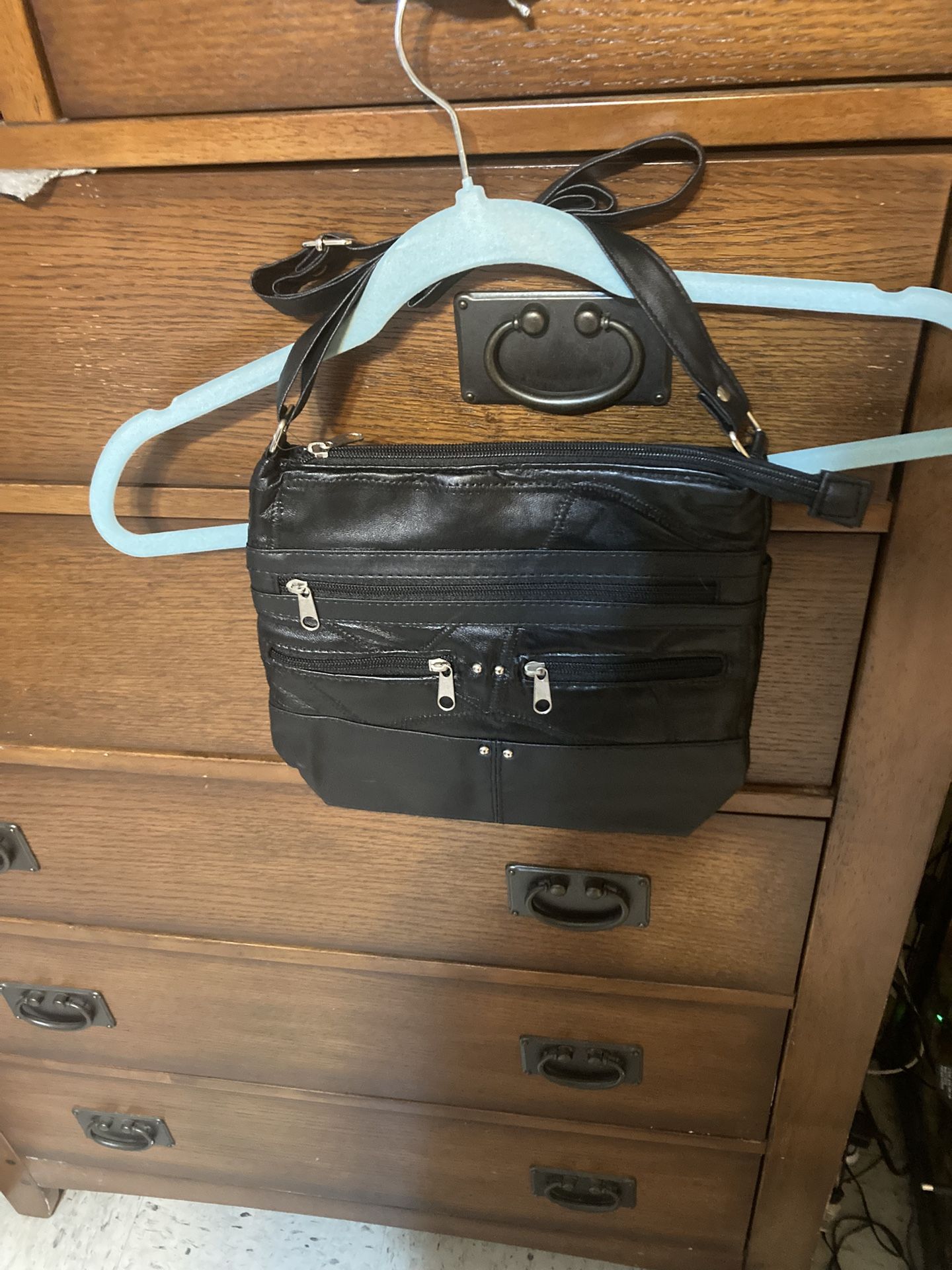 Black Leather Purses