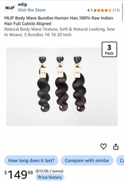 Brand new : Body Wave Bundles Human Hair
