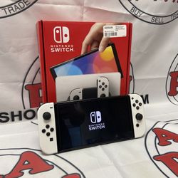 Nintendo Switch HEG-0001 OLED W/ Dock & Power Cable 11053830