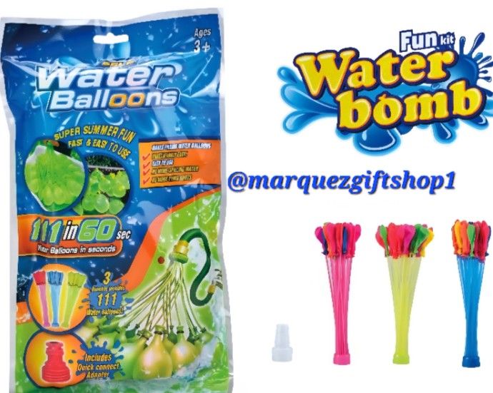 Summer Fun Water Balloons 111pcs Per Pack