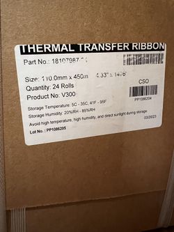 Thermal Transfer Ribbon 