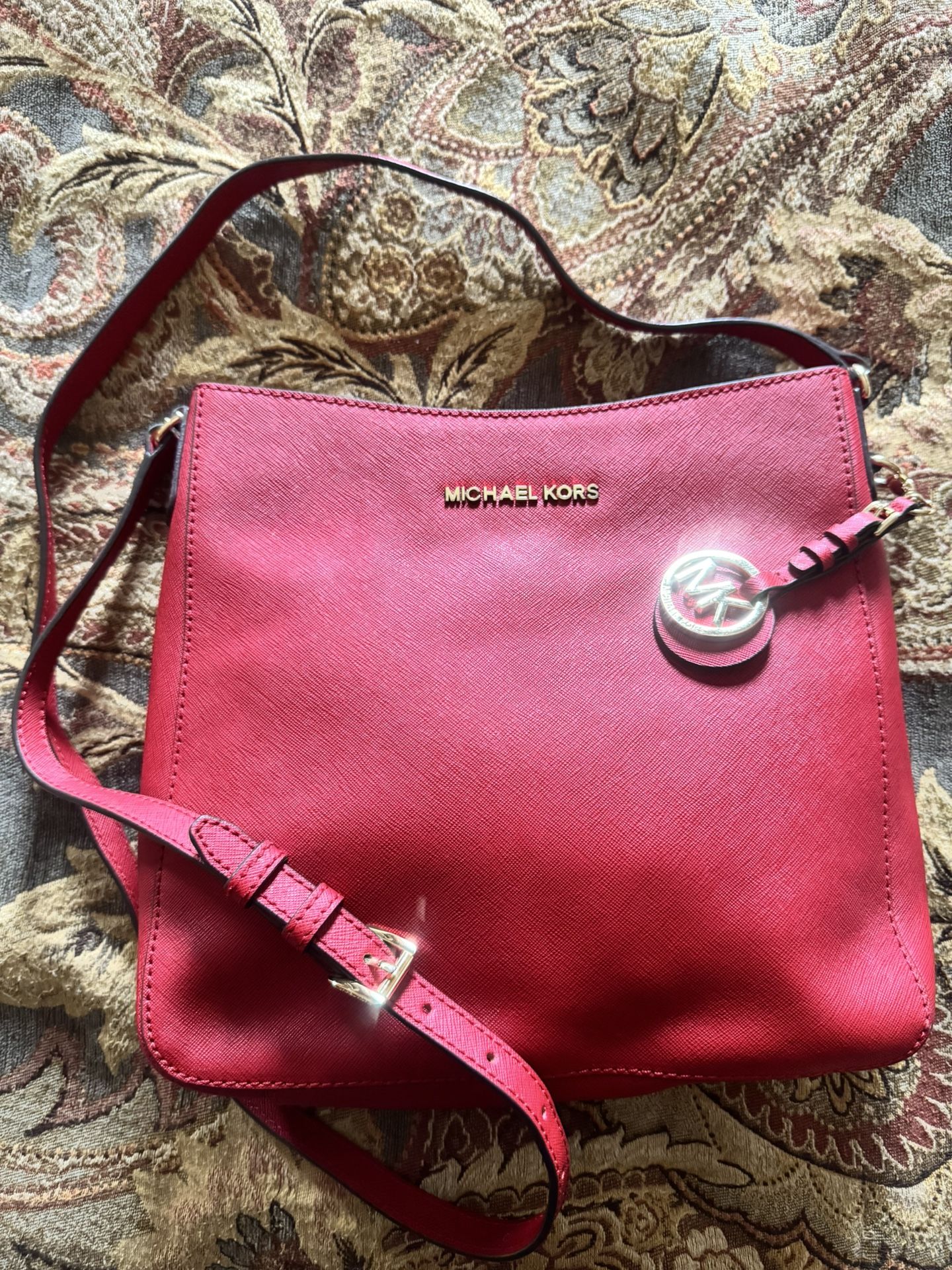 Red Michael Kors Crossbody Bag