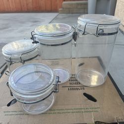Oggi 4pc Clear Canister