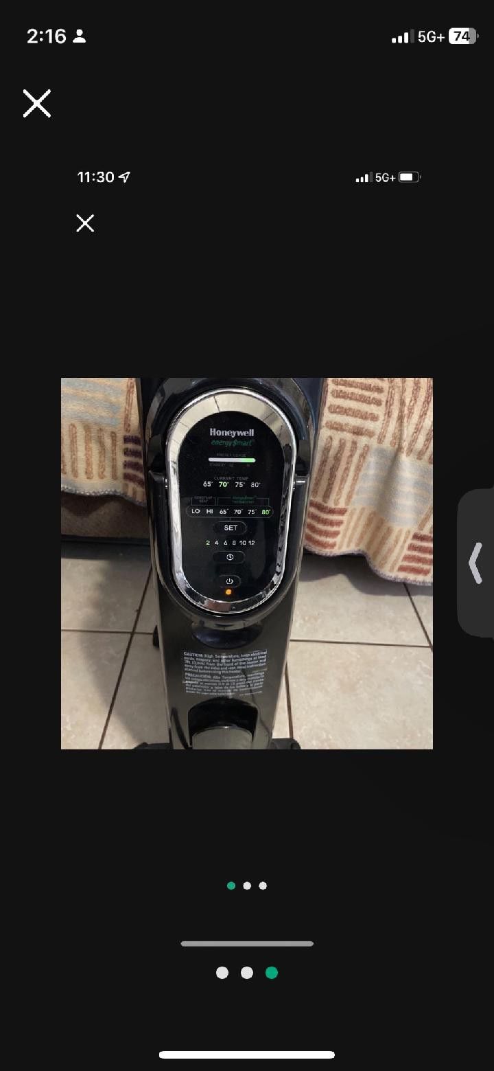 Honey Well Thermostat Heater 