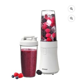 Savour by Tzumi 300W Mini Smoothie Blender – 18oz. Countertop Mini Blender for Smoothies, Sauces, Cocktails and More