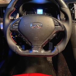Infiniti G35/G37 Carbon Fiber Steering Wheel (2007-2015)
