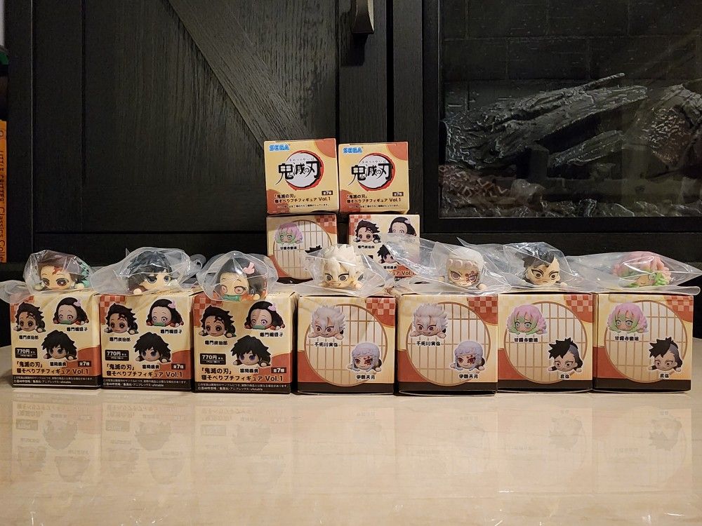 Demon Slayer mini figures Vol 1(Complete set or individually or mystery sealed) Prices Vary