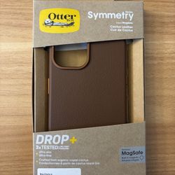 Otterbox Symmetry Cactus Leather Case for iPhone 15, 16e, 14, & 13
