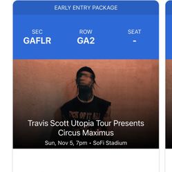 SOLD OUT TRAVIS SCOTT CIRCUS MAXIMUS TOUR SOFI 
