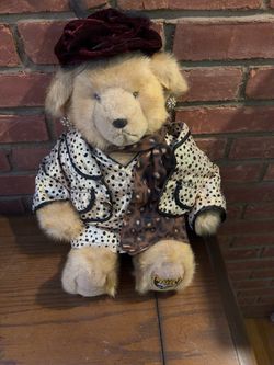 1997 Kellytoy Beverly Hills Classics Beverly Bearthorpe Teddy Bear 16” Vintage