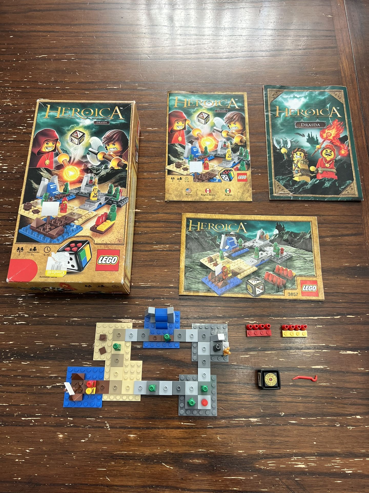 Lego Heroica Draida # 3857 Buildable Game Box Board