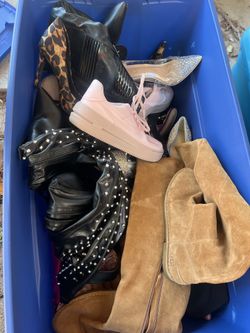 Bunch of women shoes. Most are brand new. Most size 10. All for sale as one 