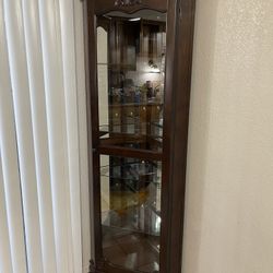 Corner Curio Cabinet