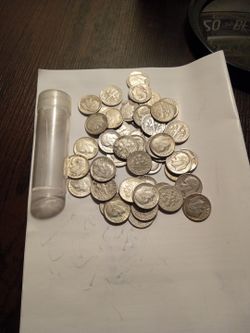 50 Silver Roosevelt Dime 