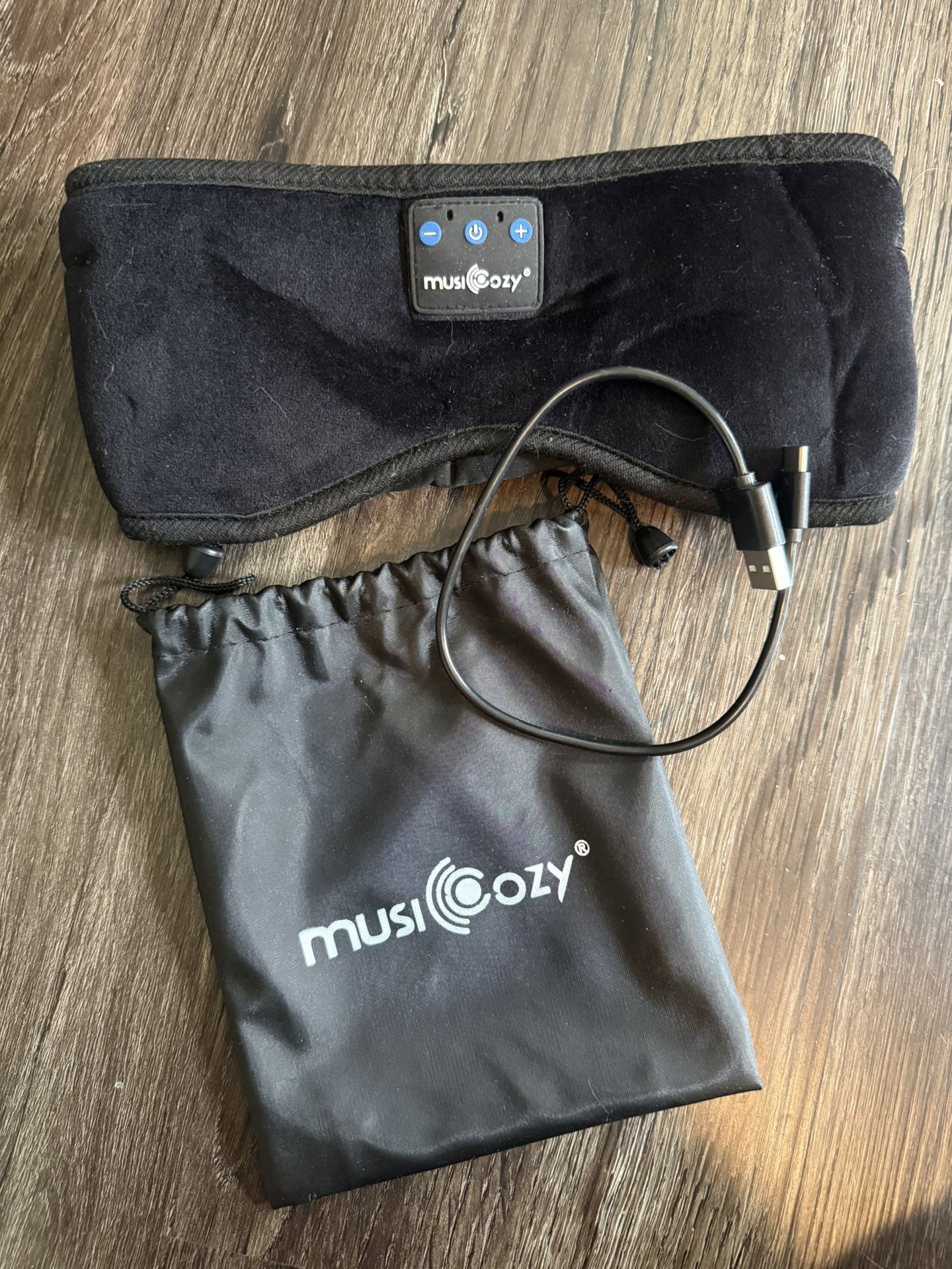 Musicozy Bluetooth Sleep Headphones Eye Mask – Wireless & Rechargeable