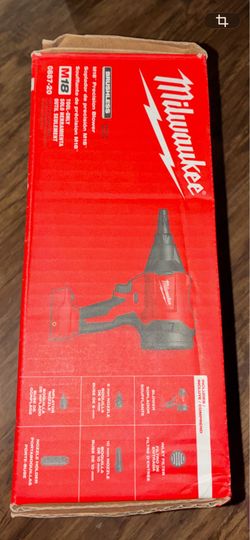 Milwaukee m18 precision blower new/nueva 130$