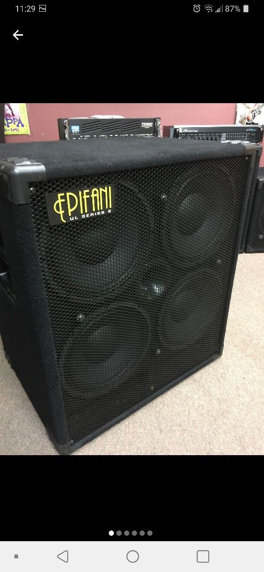 Epifani Ultra Light Bass Guitar Cab T.410 UL. Excellent