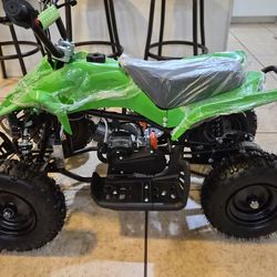 ELECTRIC START 50CC 2STROKE KIDS ATV  GREEN