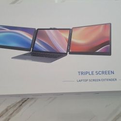 Laptop Screen Extender, 14'' FHD 1080P IPS Ultra-Thin Dual/Triple Monitor Display, HDMI/USB-C Plug-Play Portable Monitor for Laptop, Built-in Speakers