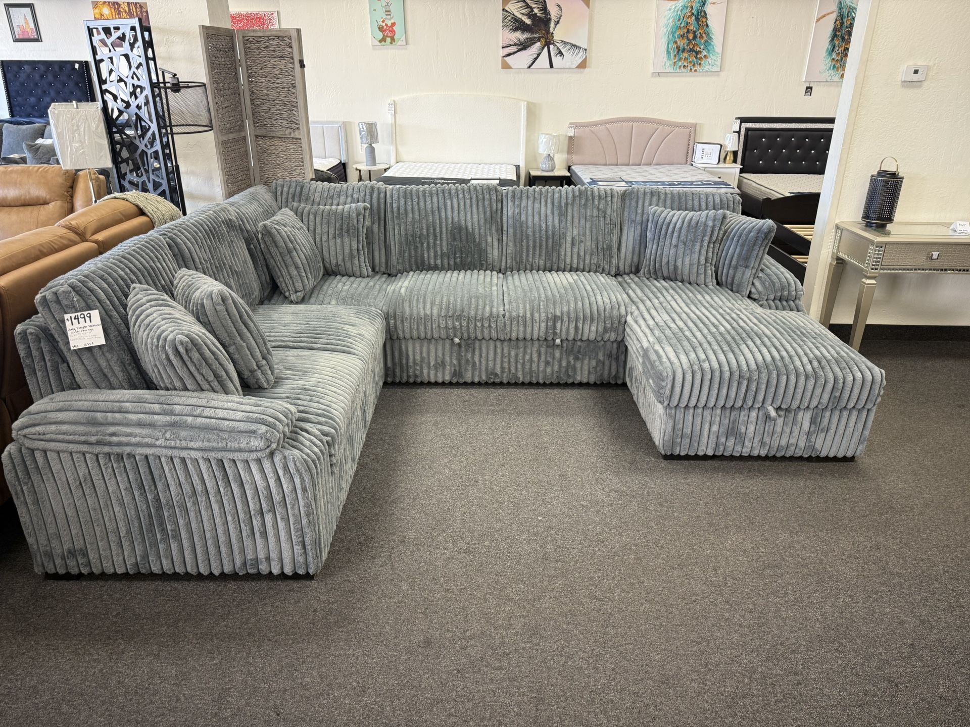 Sectional Sleeper With Storage Chaise