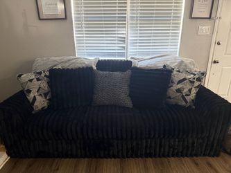 Midnight madness sofa and loveseat