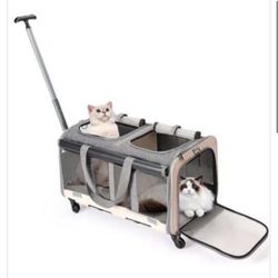 Cat Carrier with Wheels