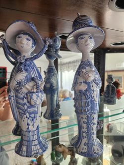 Ladies of the Four Seasons and Angel Candle Holders