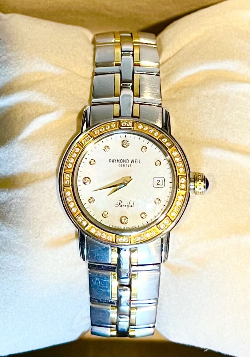 Raymond Weil Solid 18k Gold & Diamonds 💎 Woman's Watch!